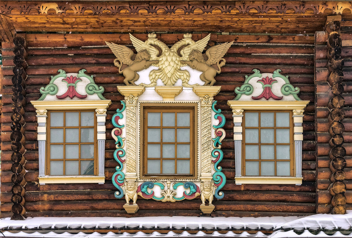 Коломенский деревянный дворец окна