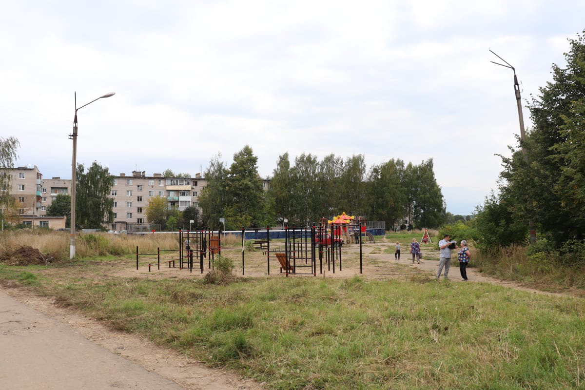 Благоустройство территории в городе Фурманов